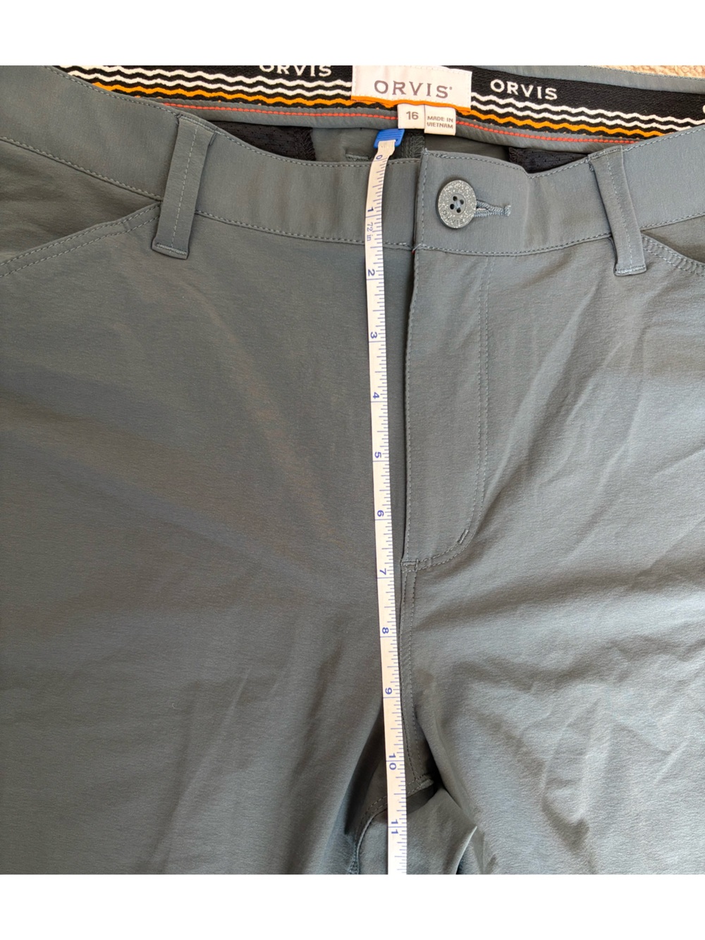 Orvis Women’s Size 16 Gray Hiking Pants Outdoor Travel Utility Straight Leg - Picture 10 of 16
